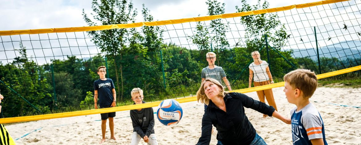 Sportlich aktiv auf dem großzügigen Außengelände mit vielen Sportmöglichkeiten