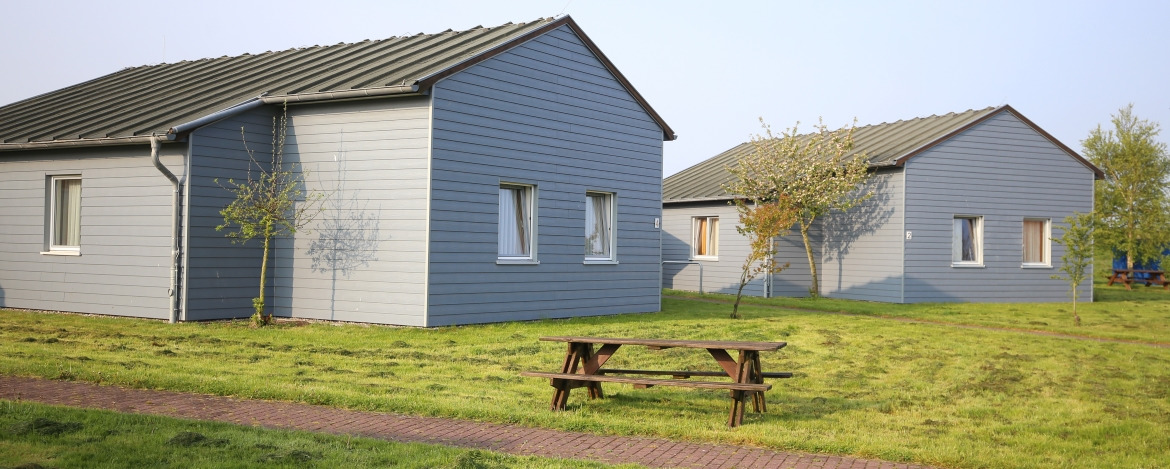 Holzhäuser der Jugendherberge Niebüll