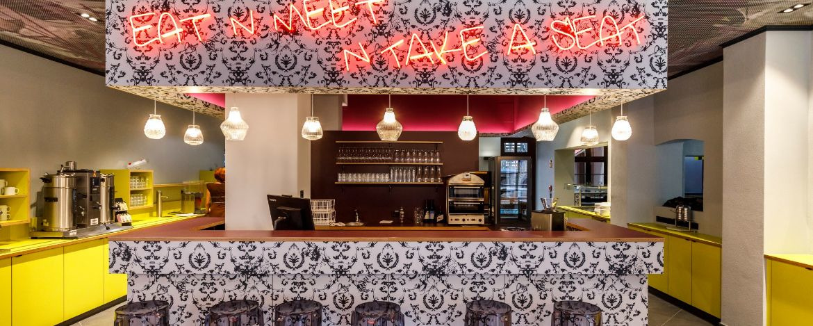 Bar der Jugendherberge Würzburg