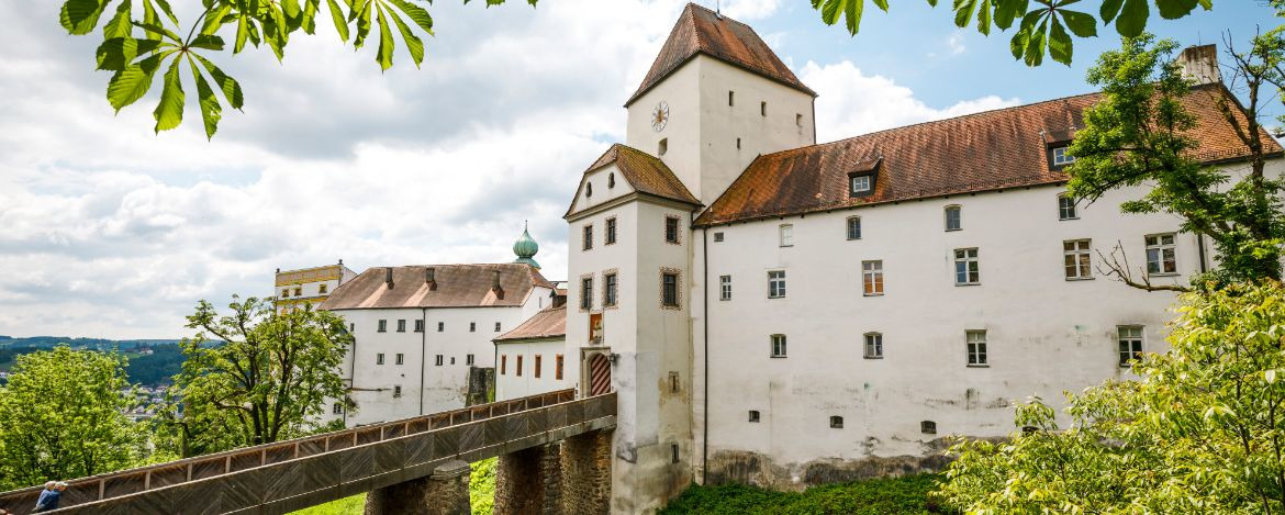 Inmitten der Festungsanlage „Oberhaus“ liegt die Kultur|Jugendherberge Passau