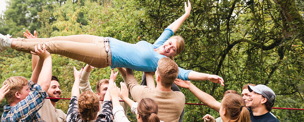 Klassenfahrt nach Bad Malente-Gremsmühlen: Teamtraining: Gemeinschaft