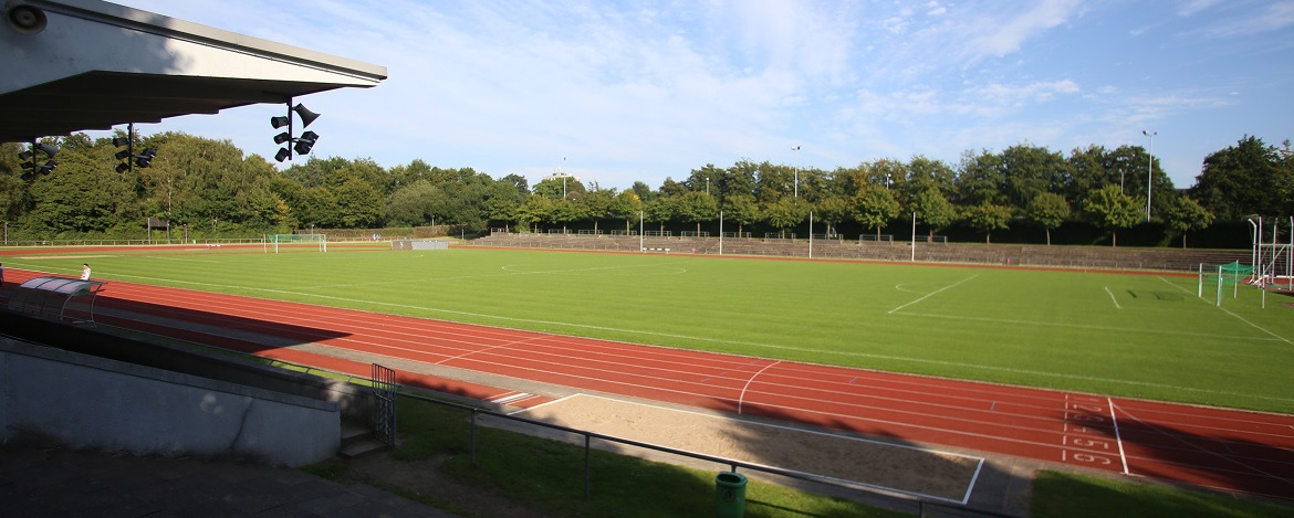 Sportstadion Flensburg neben der Jugendherberge