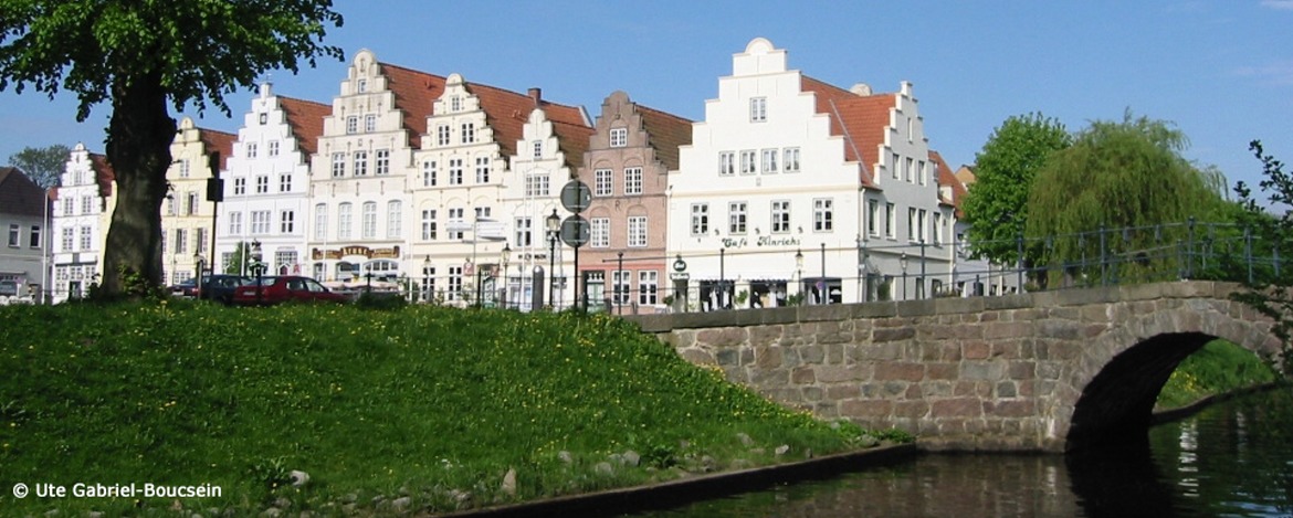 Giebelhäuser in Friedrichstadt