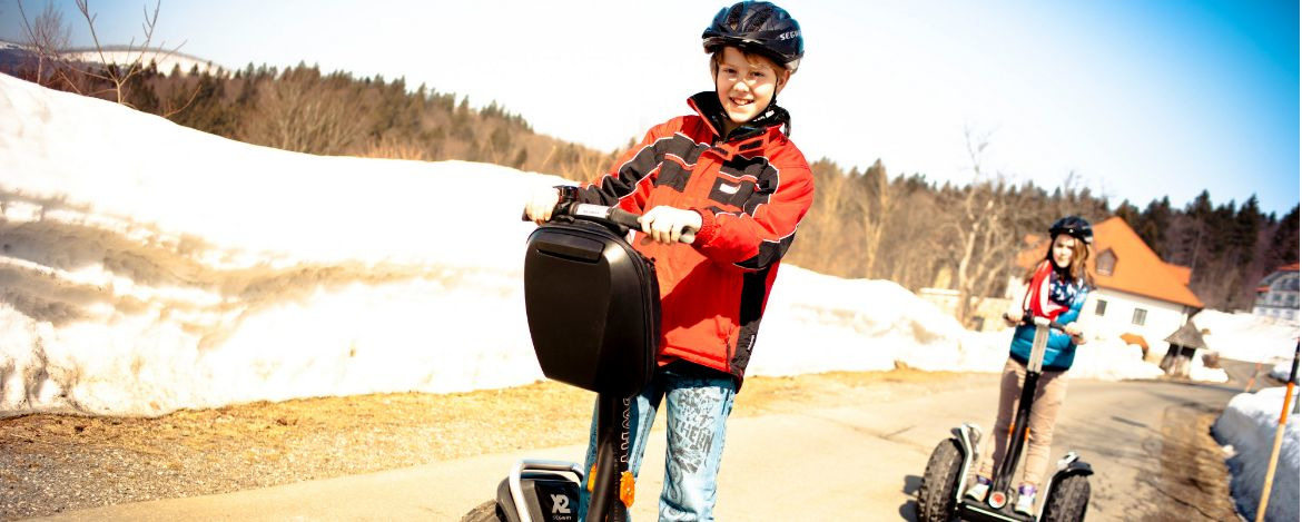 Segway fahren auch im Winter - jede Menge Spaß