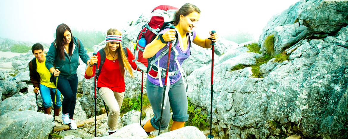 Wandern mit Freunden im Berchtesgadener Land