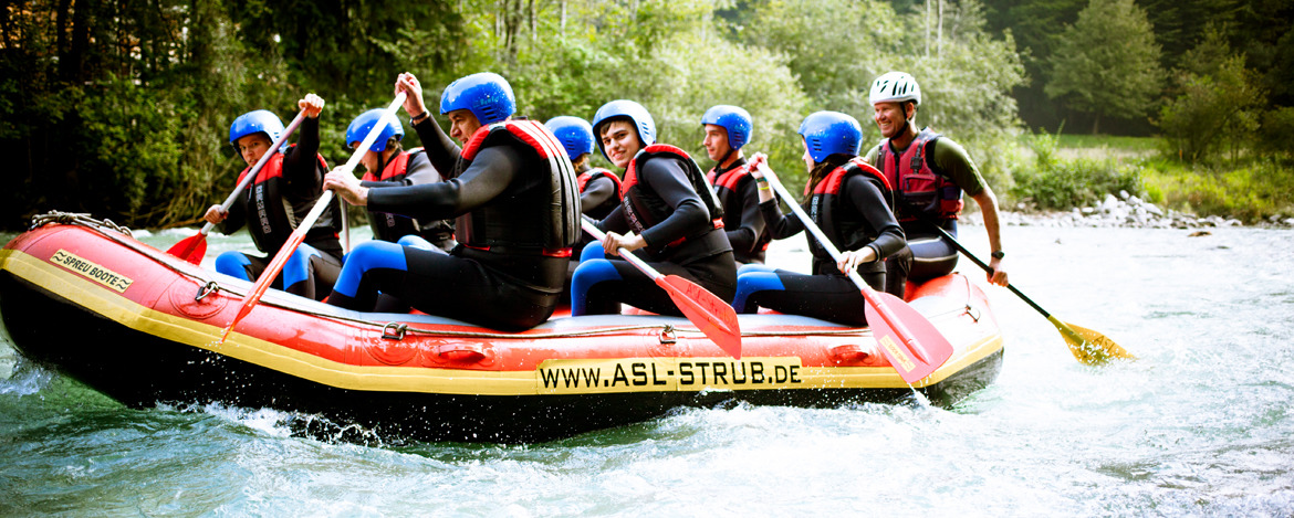 Rafting für Gruppenreisende in Berchtesgaden