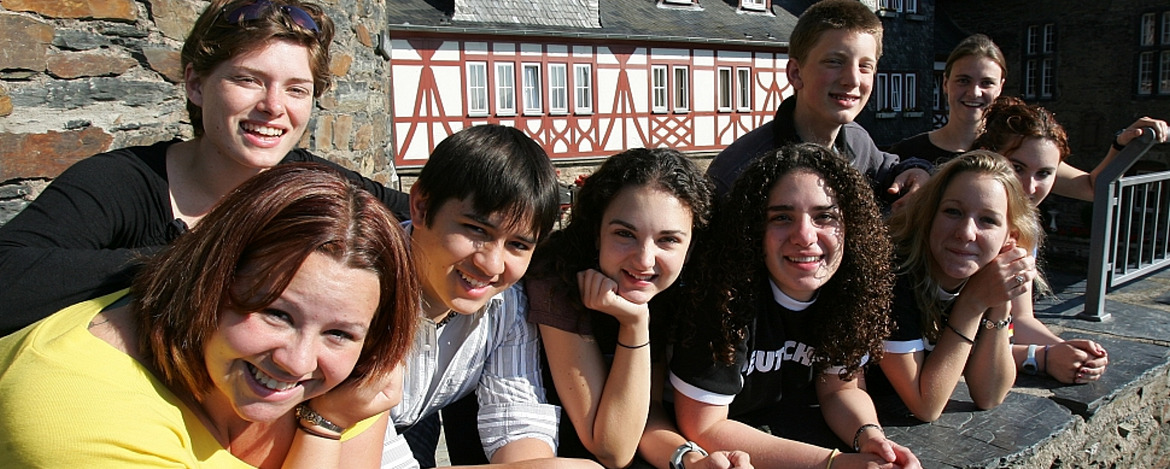Schüler in der Jugendherberge Bacharach