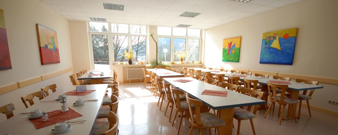 Speiseraum der Jugendherberge Bad Ems