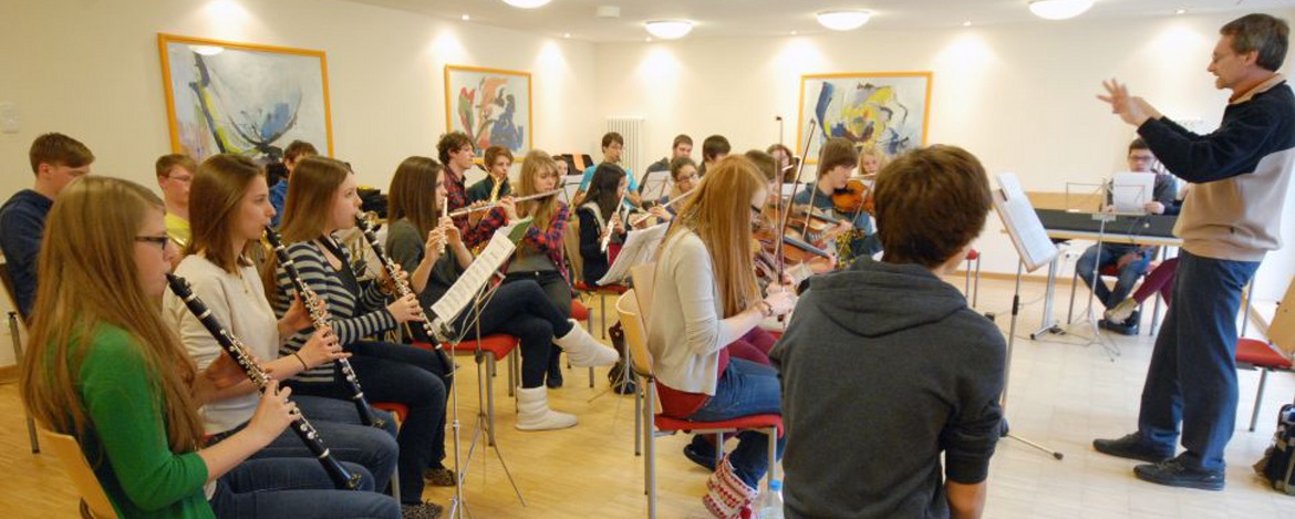 Musikprobe in der Jugendherberge Cochem