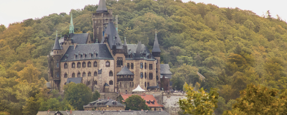 Schloss Wernigerode, Blick von der Altstadt