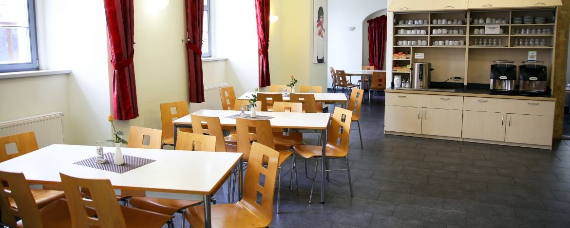Speisesaal in der Jugendherberge