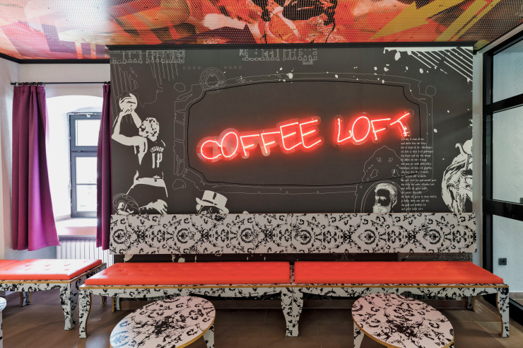Gemütliche und coole Coffe Lounge in der Jugendherberge