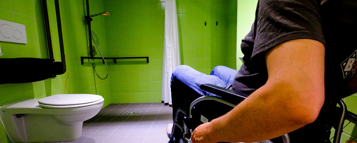 Rollstuhlfreundliches Zimmer mit Du/WC in Bayreuth