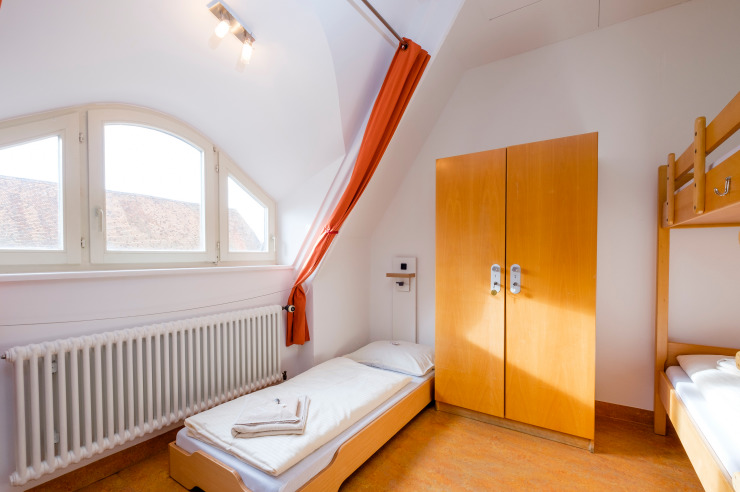 Einzelzimmer in der Jugendherberge Rothenburg