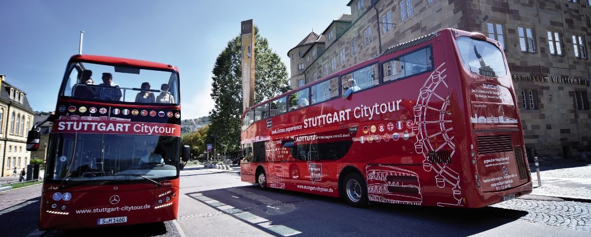 Stuttgart Citytour mit dem Doppeldeckerbus