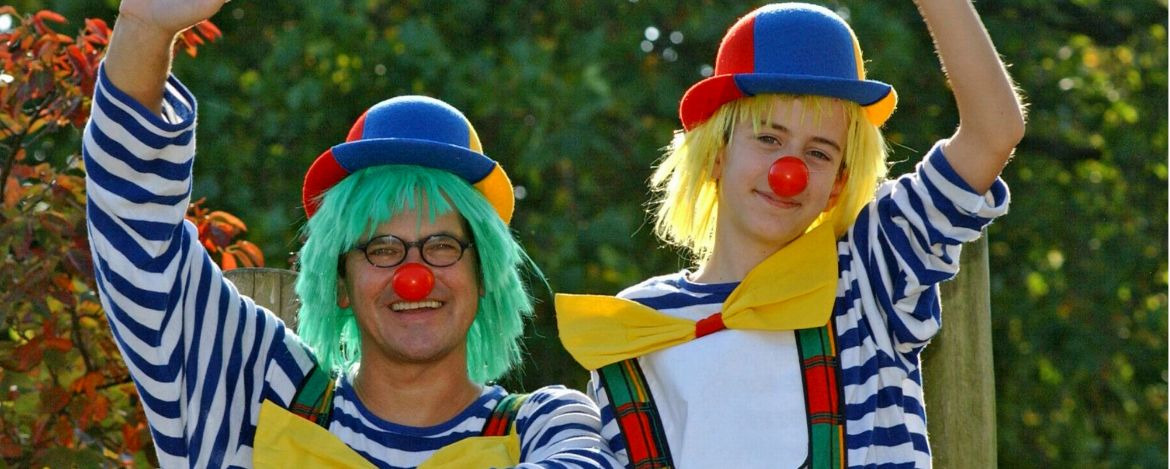 Die Clowns heißen euch Willkommen